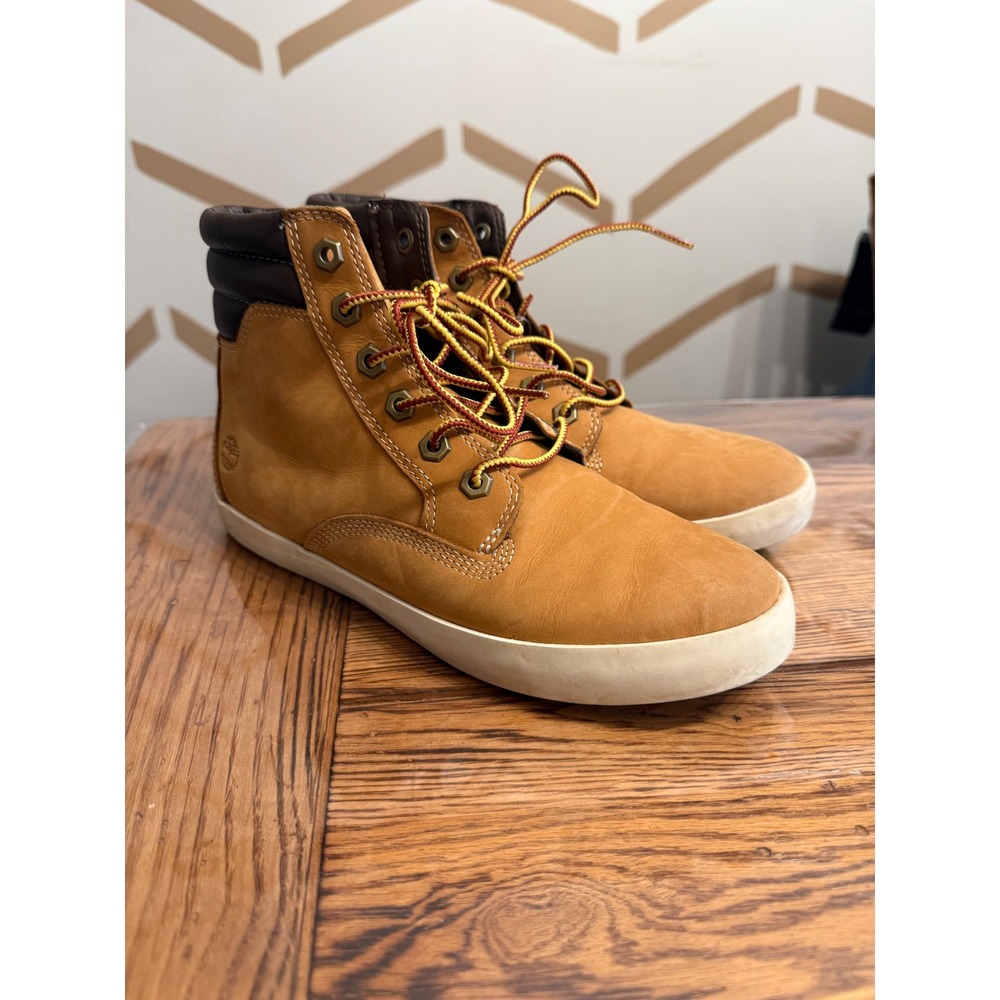 Timberland Nellie Chukka Boots Womens 7.5 Wheat Waterproof Leather A1KLZ